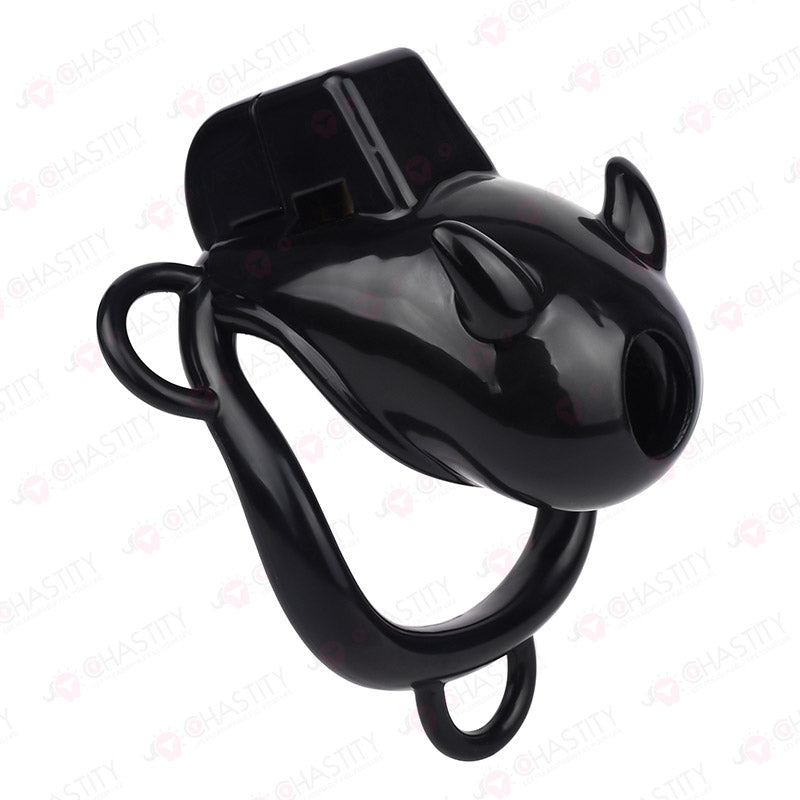 Little Devil Locked Up In Chastity