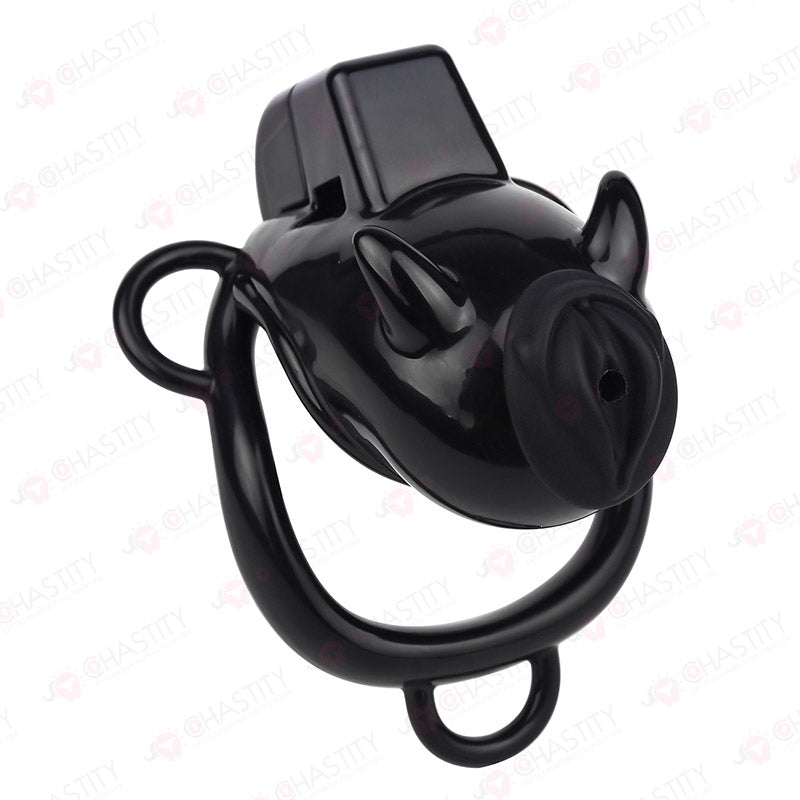 Little Devil Locked Up In Chastity