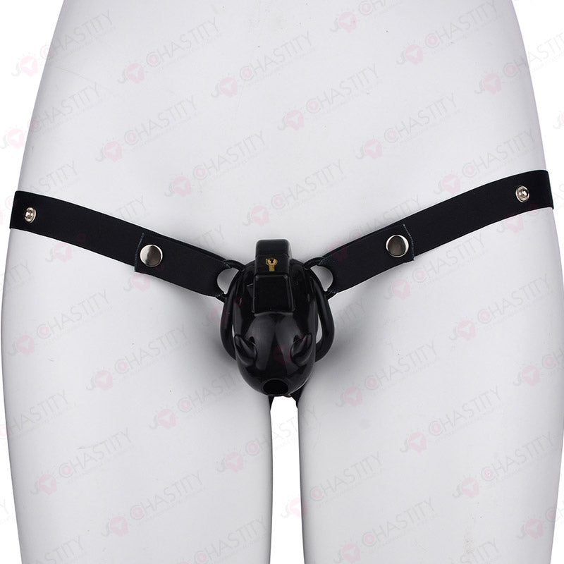 Little Devil Locked Up In Chastity