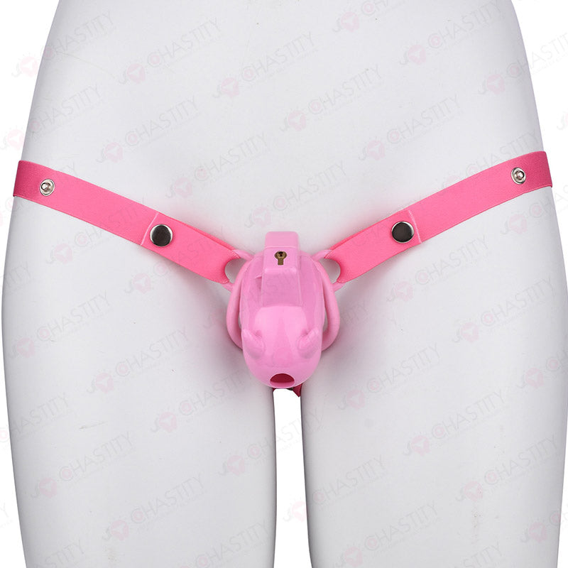 Little Devil Locked Up In Chastity