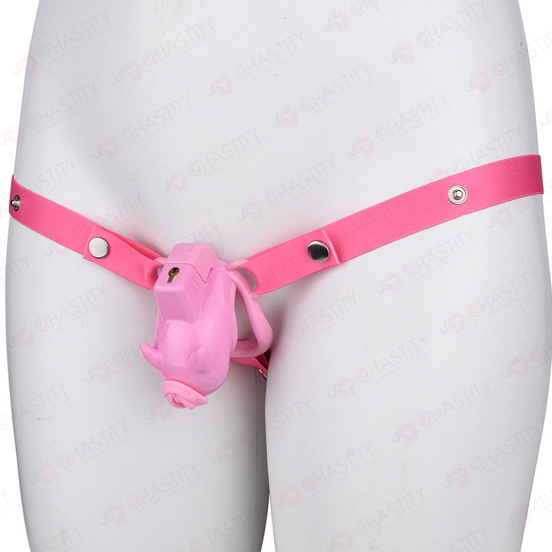 Little Devil Locked Up In Chastity