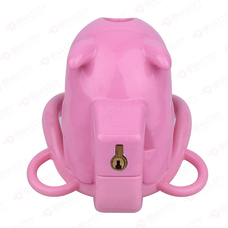 Little Devil Locked Up In Chastity