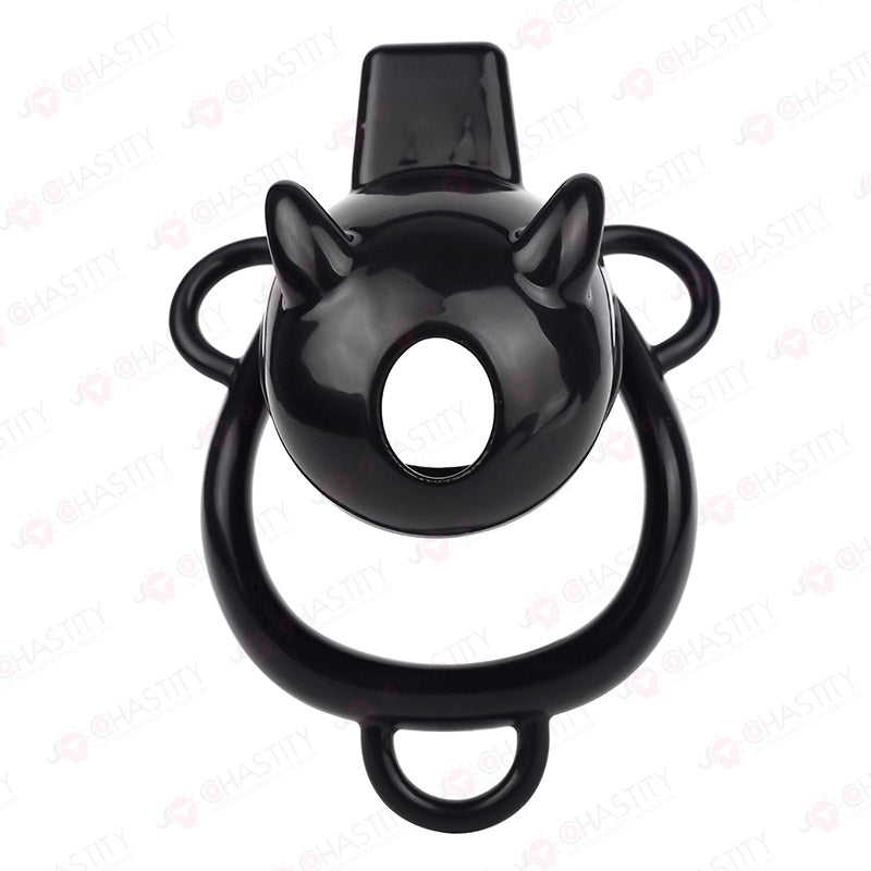 Little Devil Locked Up In Chastity