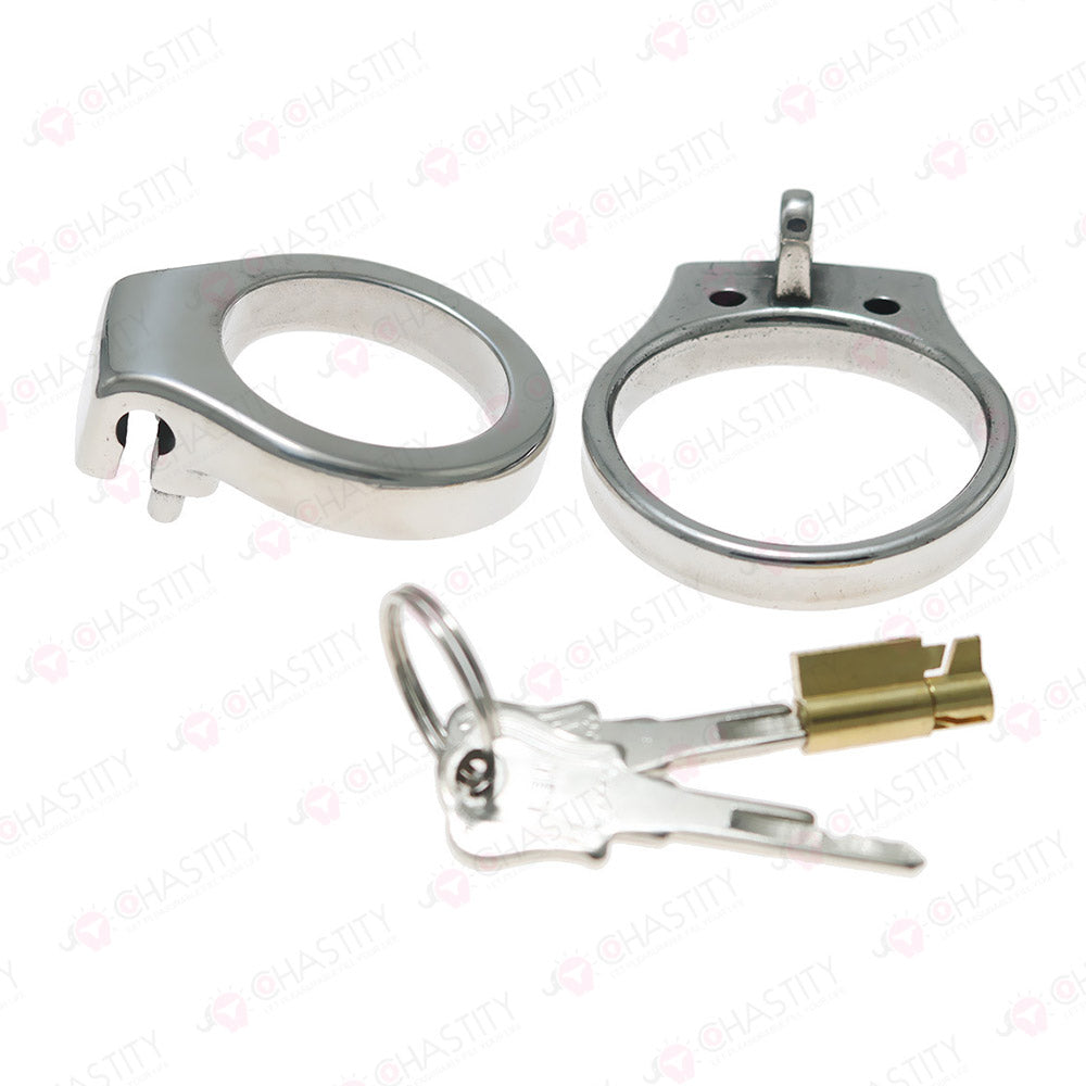 Lockable Chastity Weighted Cock Ring