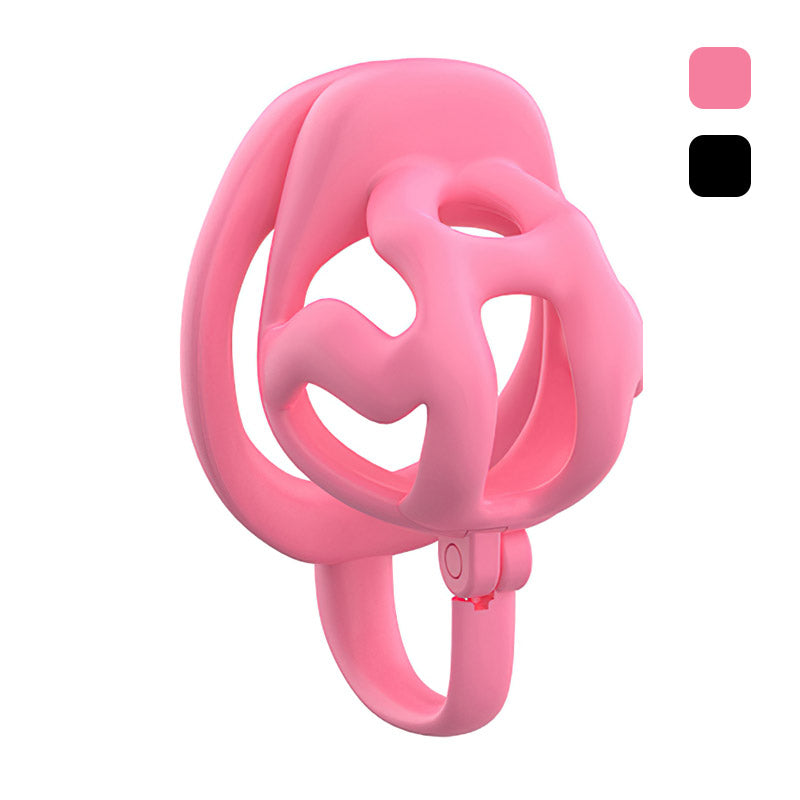 Locking Chastity Device With Scrotal Support