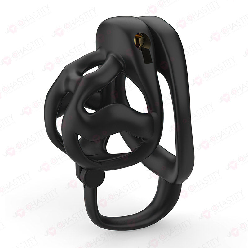 Locking Chastity Device With Scrotal Support