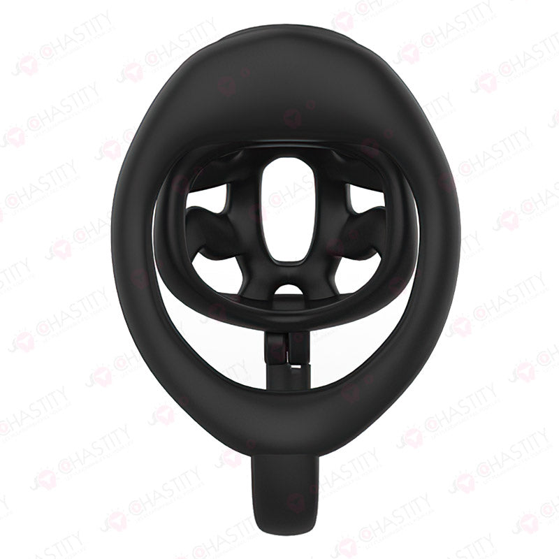 Locking Chastity Device With Scrotal Support