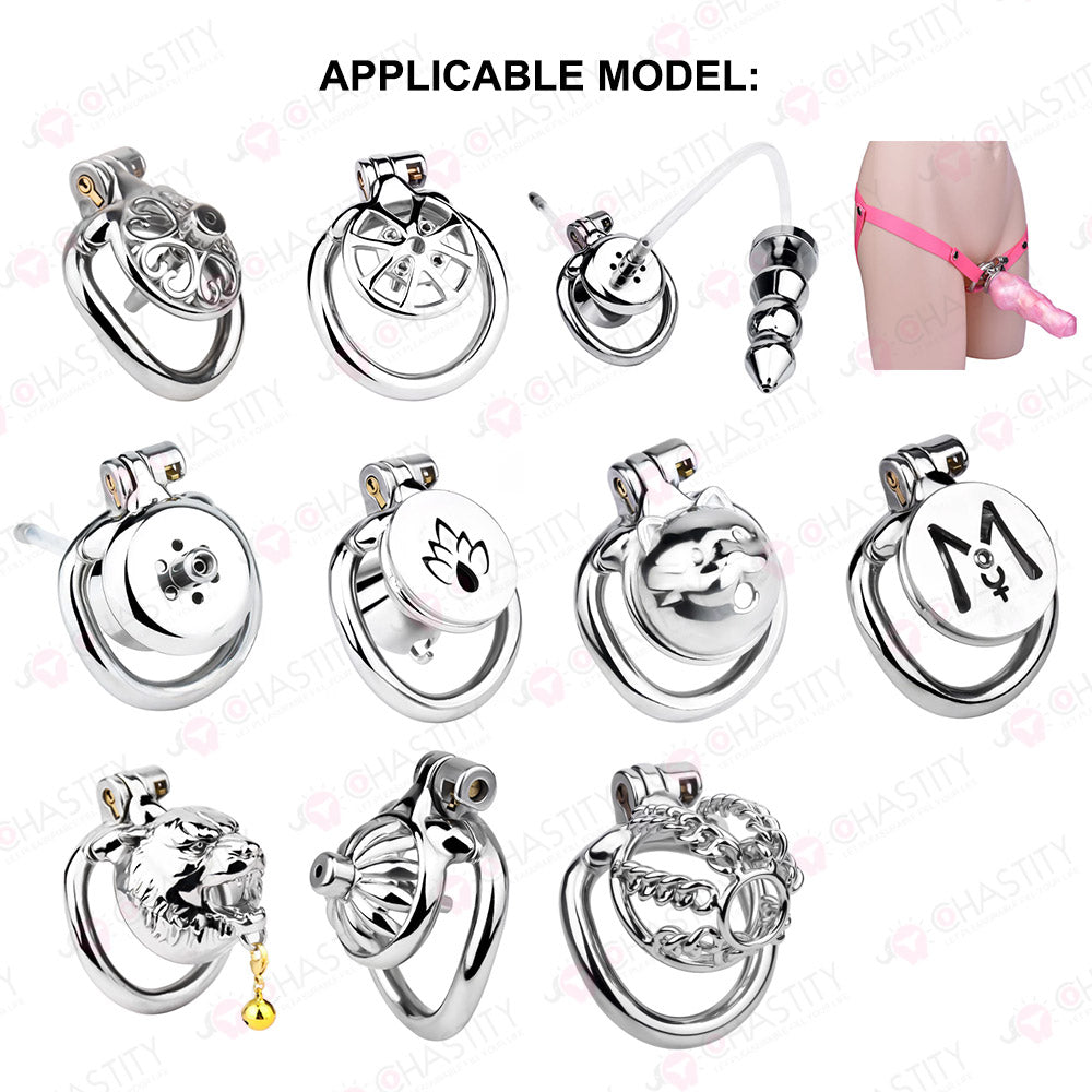 Long-Slot Chastity Cage Replacement Ring