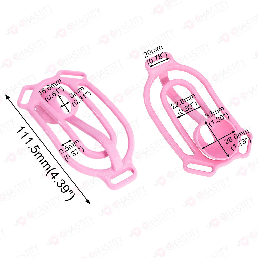MTF Clit Clip With Movable Penis Support