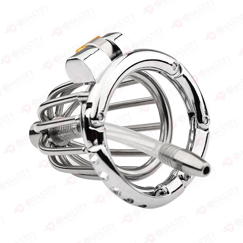 Male Bird Cage With Adjustable Chastity Ring Size