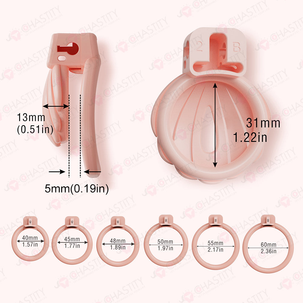 Ocean Shell Super Small Chastity Cage