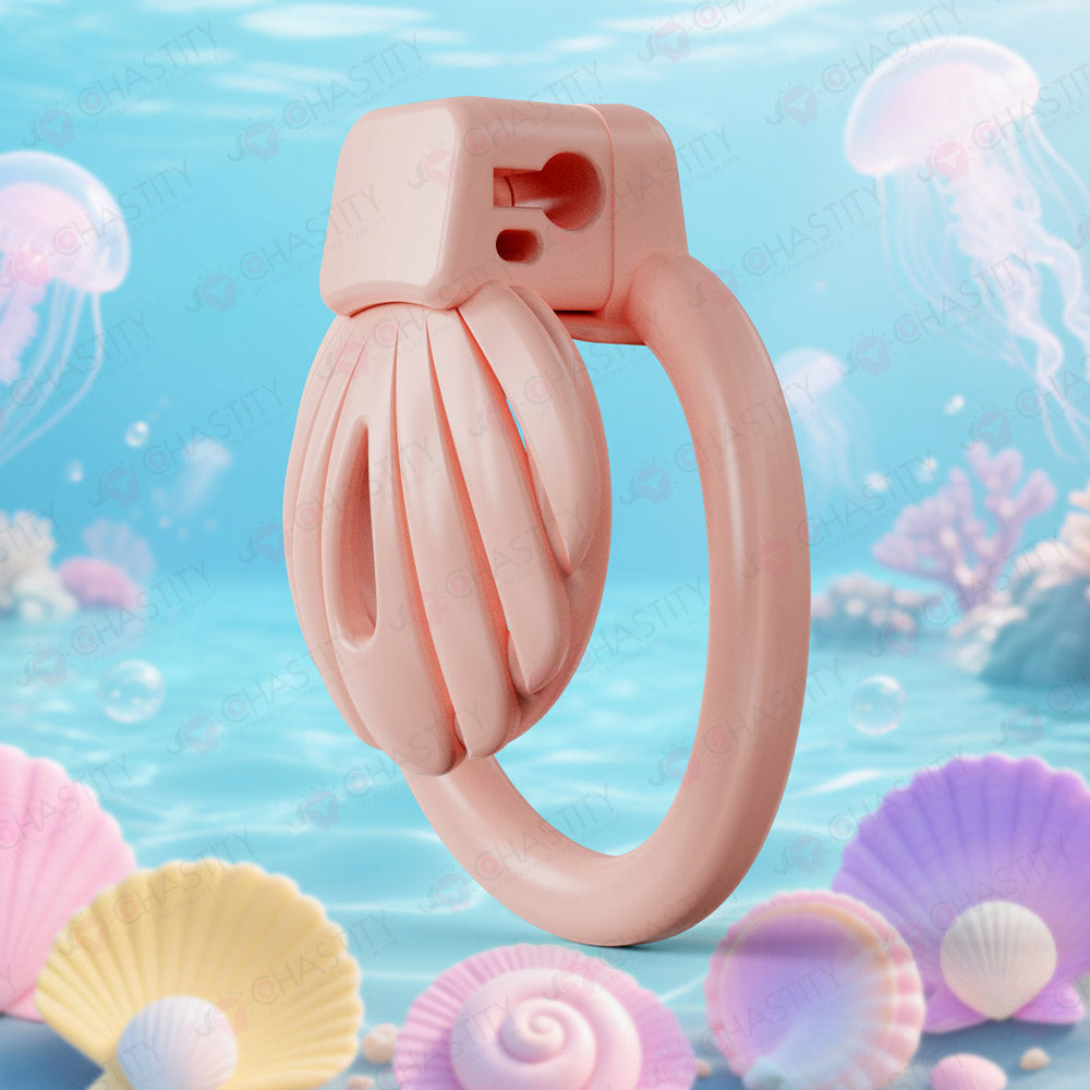 Ocean Shell Super Small Chastity Cage