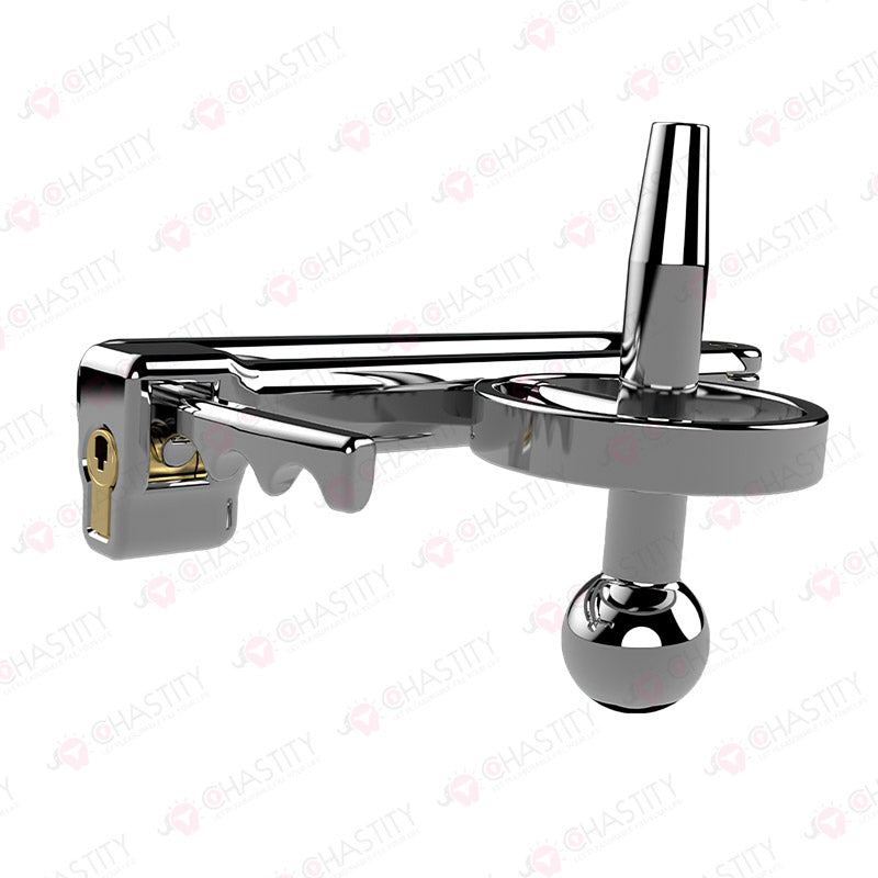 Adjustable PA Chastity With Urethral Plug