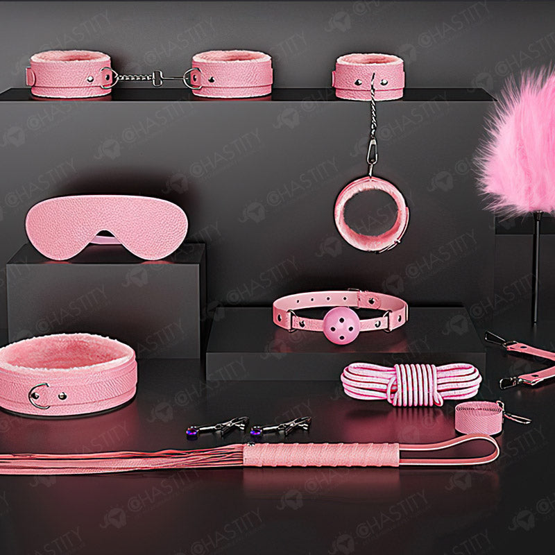 Pink Bondage Set (11 Pcs)