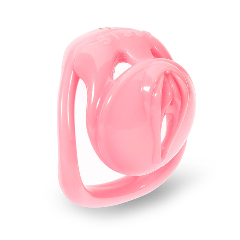 Pink Vulva Chastity Cage