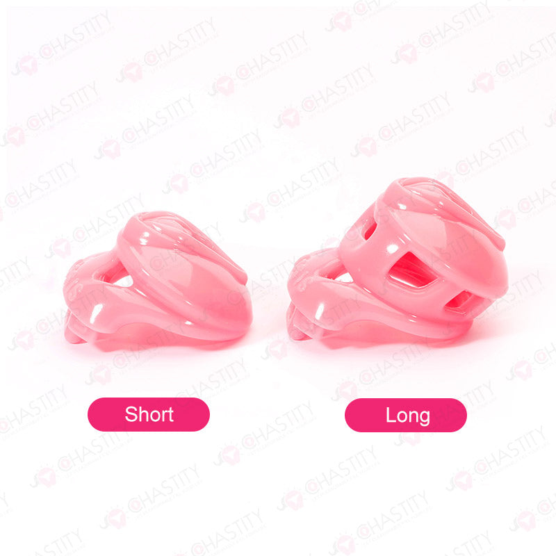 Pink Vulva Chastity Cage