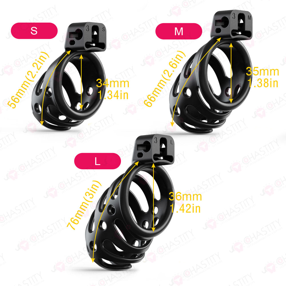 Plastic Armor Lock For Chastity Boyfriend