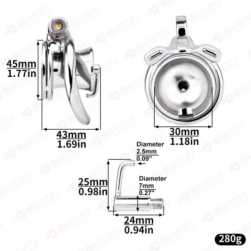 Prince Albert Piercing Chastity Lock