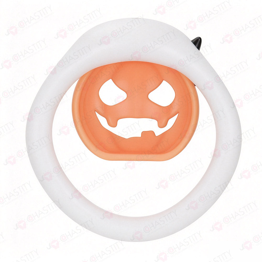 Pumpkin Halloween Chastity Cage