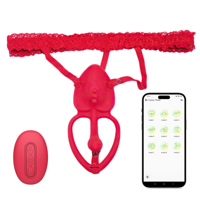 Remote Vibrating Thong (APP Control Or Remote Control) MChastity Remote Vibrating Thong (APP Control Or Remote Control) MChastity