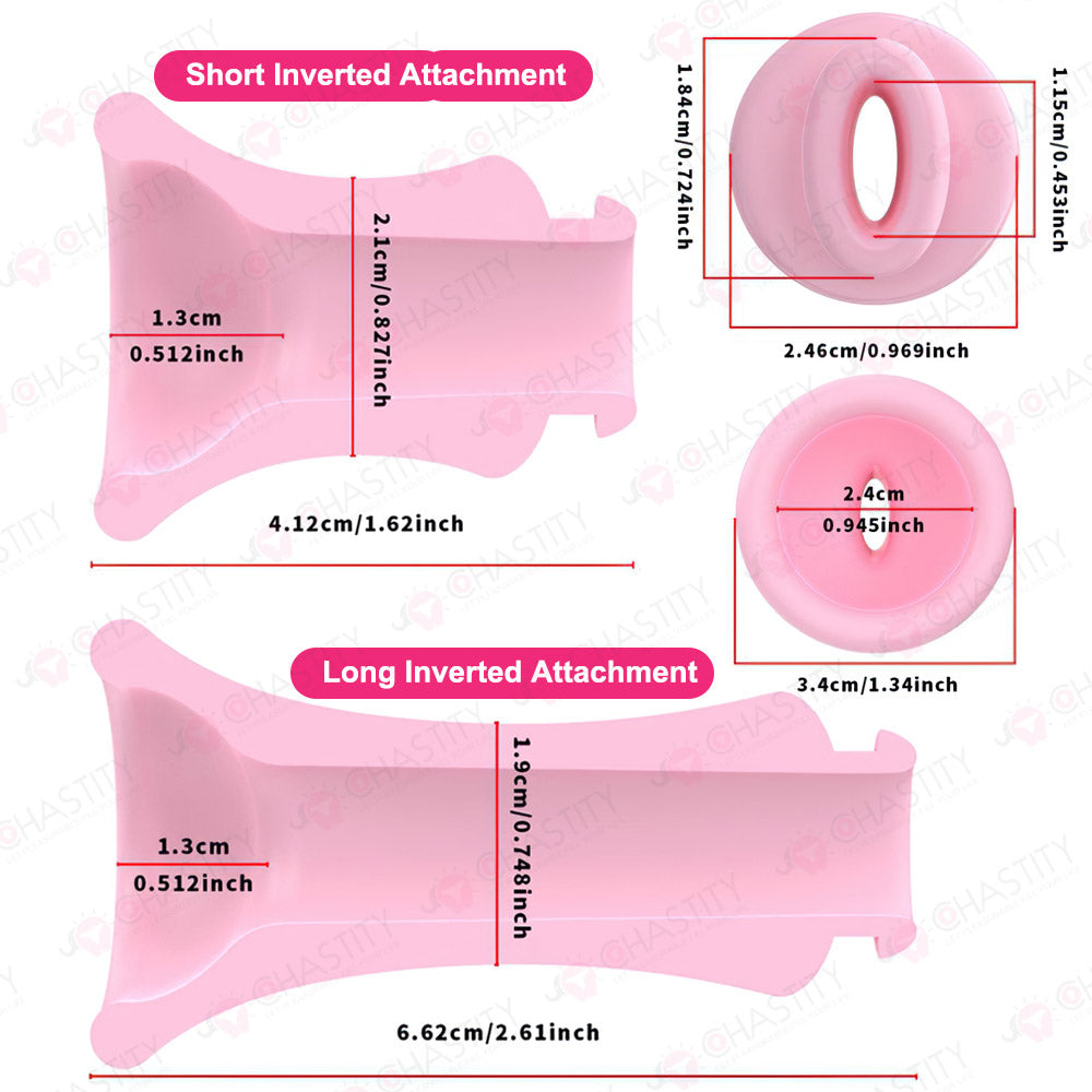 Removable Accessories Reverse Concave Device For Sissy Chastity Babes