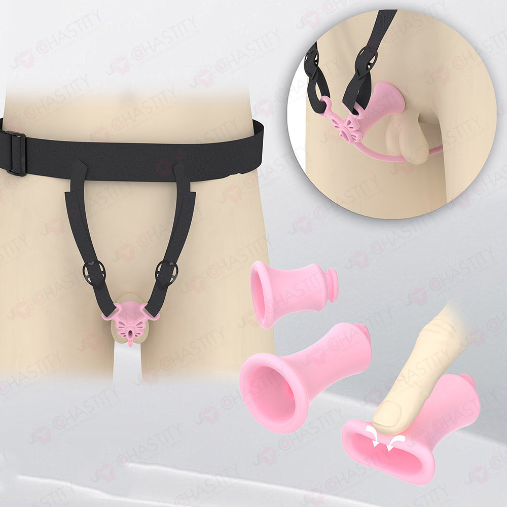 Removable Accessories Reverse Concave Device For Sissy Chastity Babes