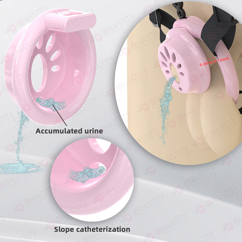 Removable Inverted Flat Chastity Cage