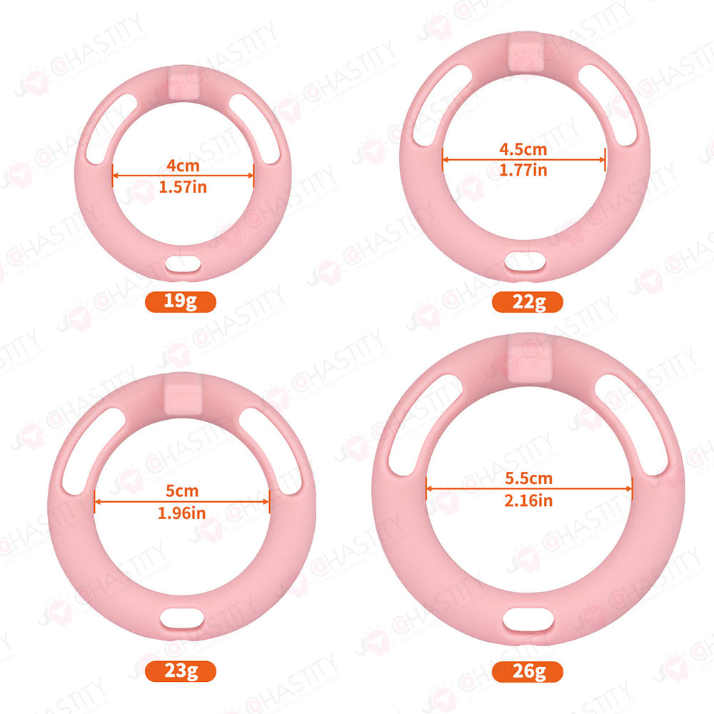Silicone Baby Bottle Starter Chastity Cage