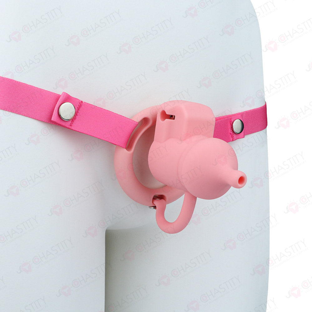 Silicone Baby Bottle Starter Chastity Cage