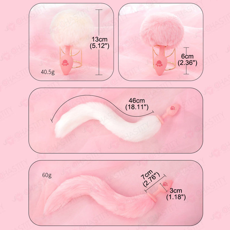 Silicone Cute Butt Plug With Tail