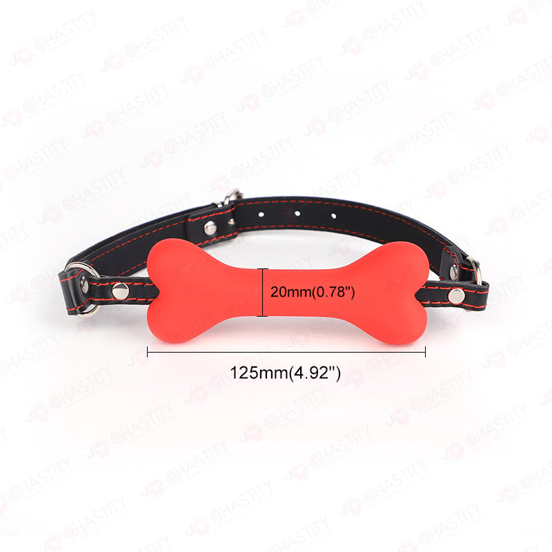 Silicone Dog Bone Gag