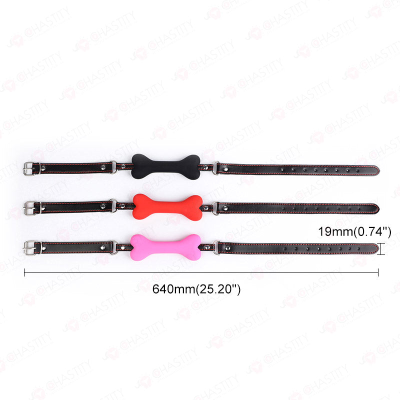 Silicone Dog Bone Gag