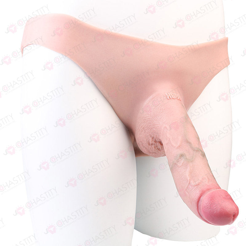 Silicone Realistic Hollow Penis Sleeve Pants
