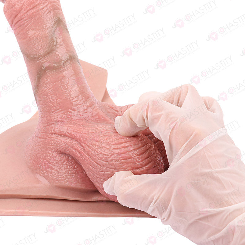 Silicone Realistic Hollow Penis Sleeve Pants