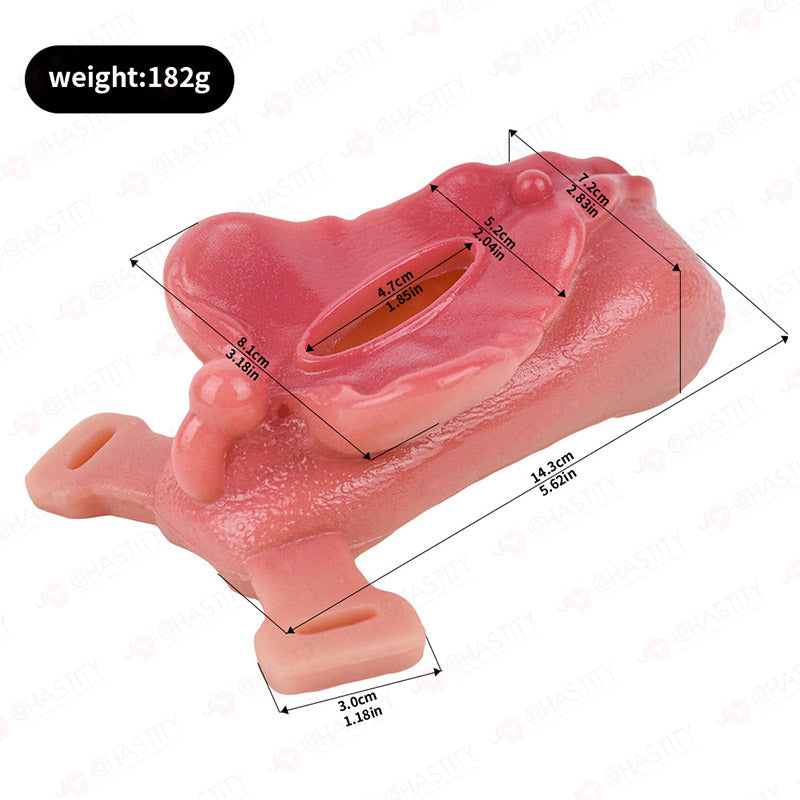 Silicone Sissy Chastity Toy