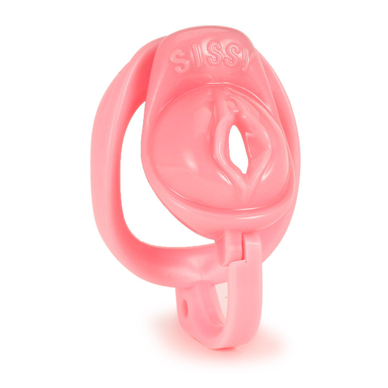 Sissy Clit Cock Cage With Ball Separator MChastity Sissy Clit Cock Cage With Ball Separator MChastity