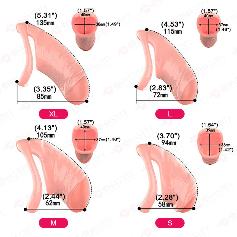 Skin Realistic Cock Cage