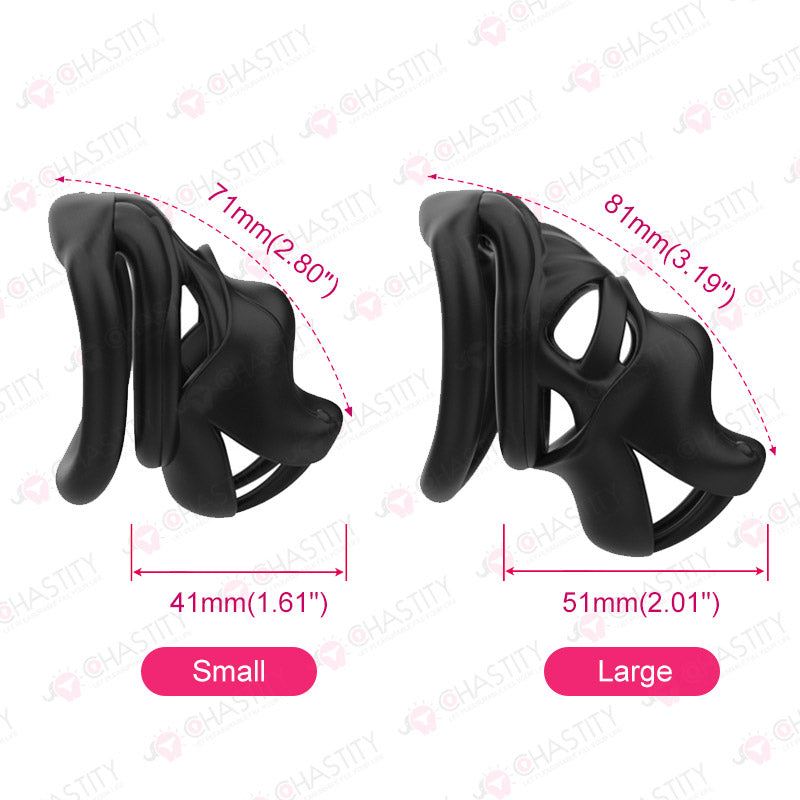 Snake Fangs 3D Print Chastity Lock