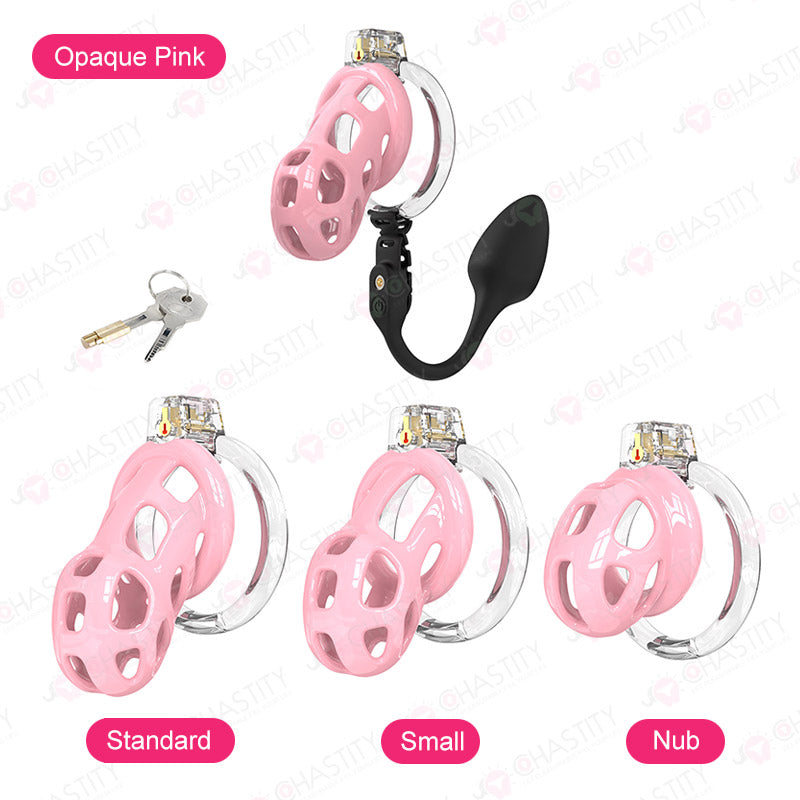 Soft Male Chastity With Long Distance Butt Plug