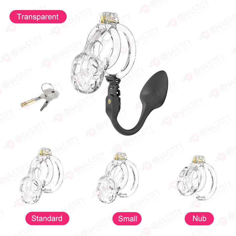 Soft Male Chastity With Long Distance Butt Plug