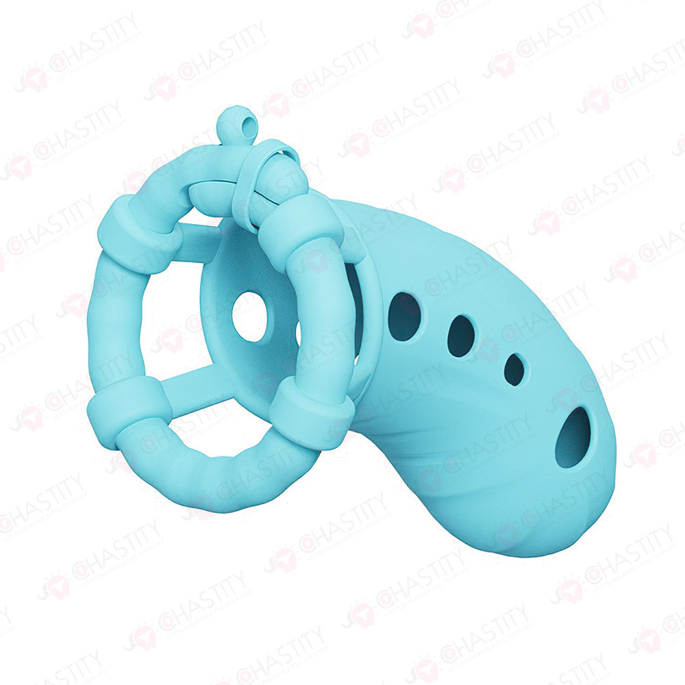 Soft Silicone Chastity Training for Men (3 Rings)