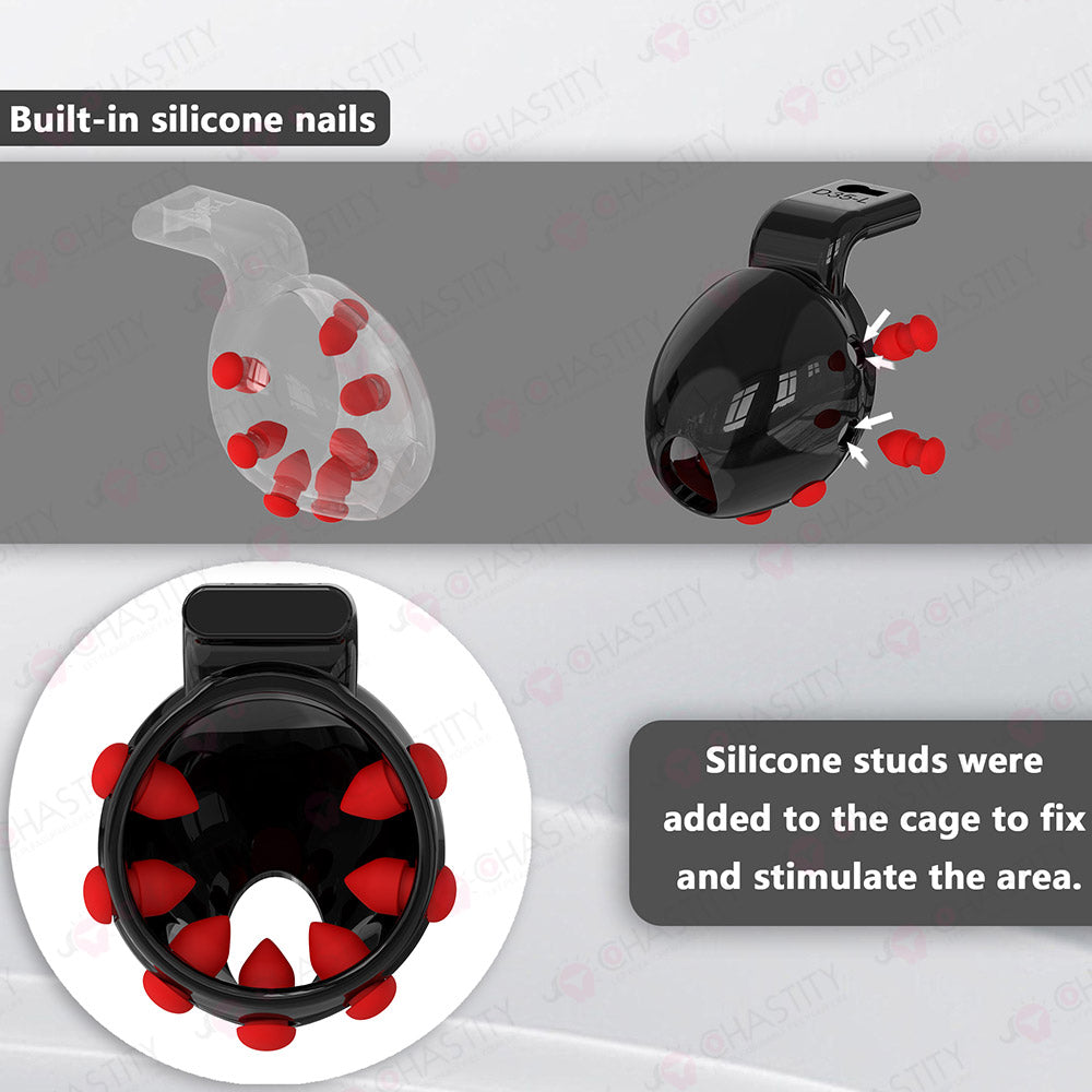 Soft Spiked Penis Only Chastity Cage (No Base Ring)