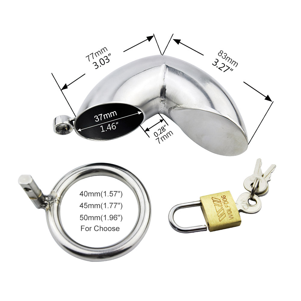 male chastity stainless steel