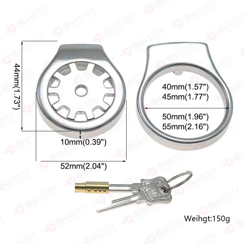 Thickened Flat Chastity Gear