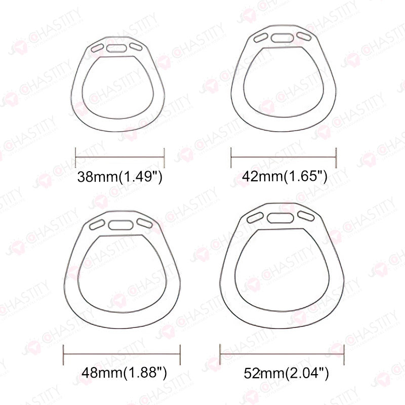 Upgraded V6.0 Python Chastity Cage (Double-Layer Ring)