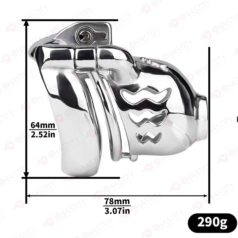 Weighted Chastity Cage Training (Removable PA)