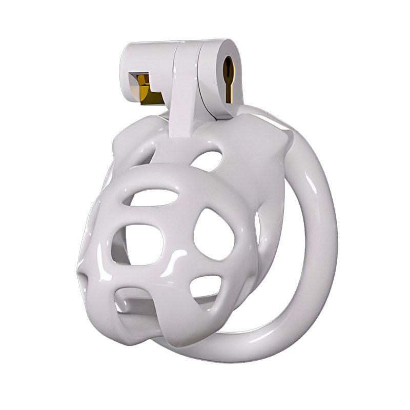 White Chastity Cage