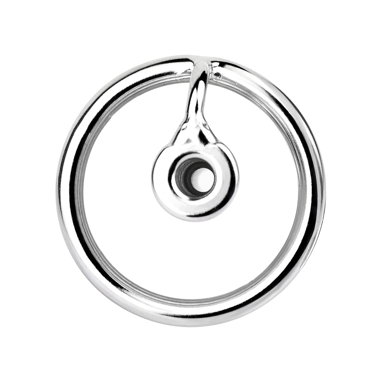 Beaded Hollow Urethral Plug With Penis Ring