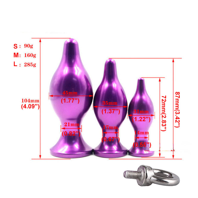 butt plug with pull ring