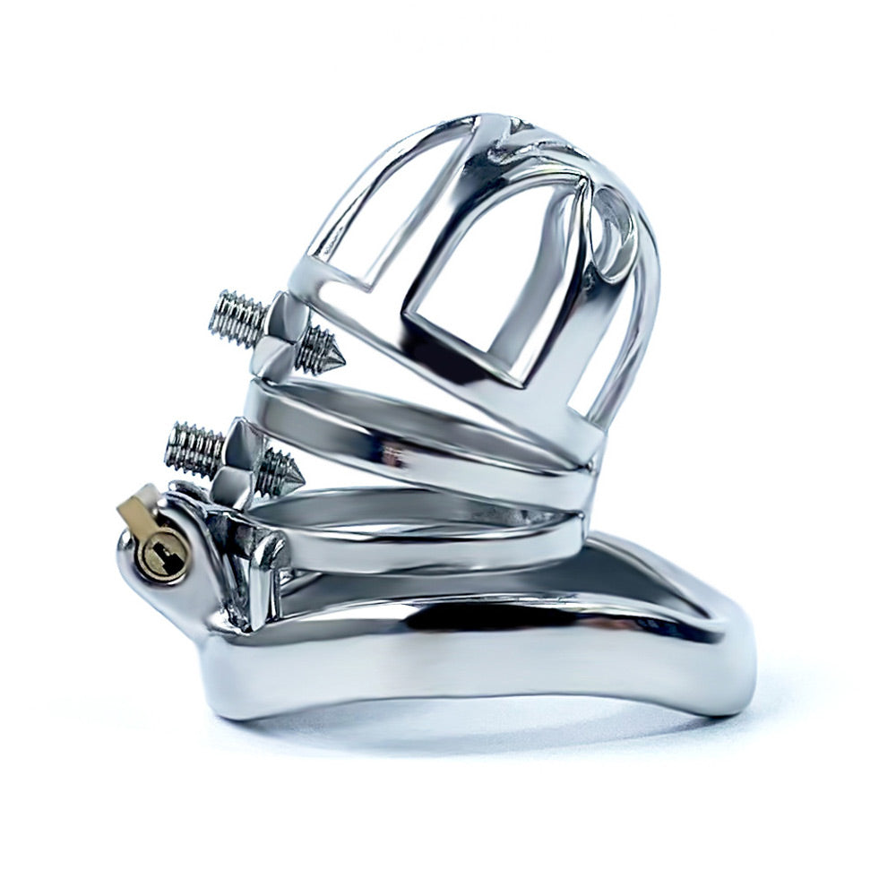 Sissy Small Chastity Cage Male Inverted Chastity Cage with Screw